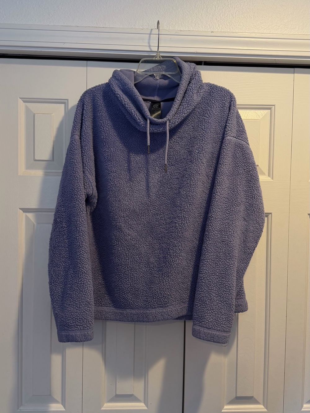 Champion C9 Women's Lavender Purple Sherpa Fleece Cowl Neck Pullover
